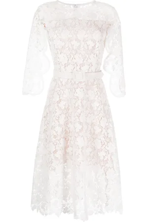 Oscar de la Renta Abito midi a fiori