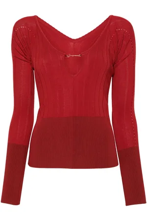 Jacquemus Top con placca logo Le Haut