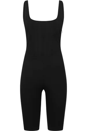 Dsquared2 Tuta corta smanicata con scollo quadrato