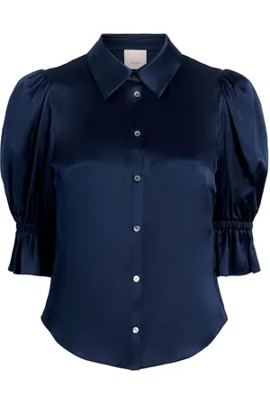 Cinq A Sept Blusa Fiona con maniche a palloncino