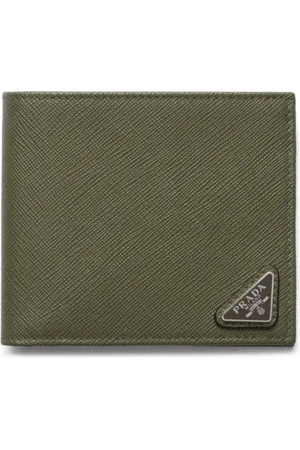 Prada Portafoglio bi-fold in pelle