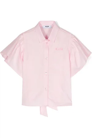 Msgm Camicia con ricamo