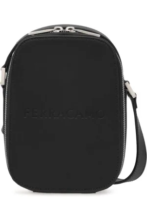 Salvatore Ferragamo Borsa a spalla con logo goffrato