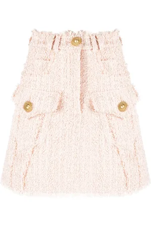 Balmain Minigonna con frange