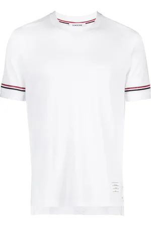 Thom Browne Top con dettaglio a righe
