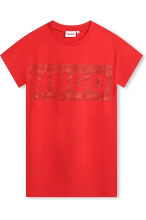 HUGO BOSS Stud-embellished cotton T-shirt