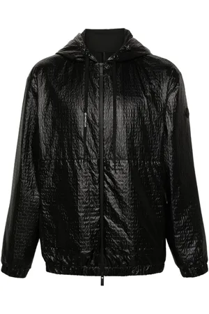 Moncler Giacca con logo goffrato