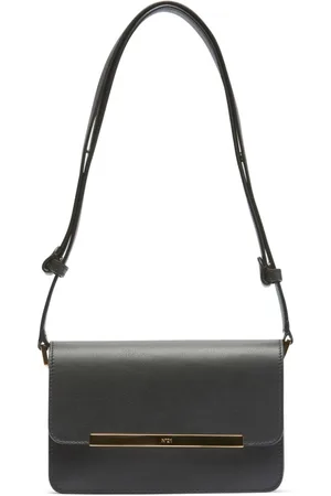Nº21 Borsa a spalla mini Edith con placca logo