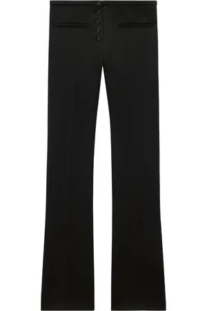 Courrèges Pantaloni svasati a vita bassa