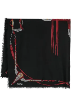 Gucci Sciarpa con stampa anni 