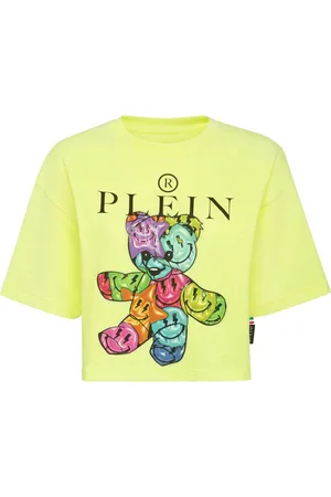 Philipp Plein T-shirt crop Smile girocollo