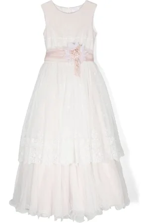 Mimilù Abito in tulle con ricamo