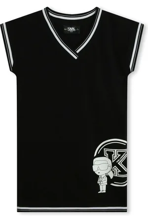 Karl Lagerfeld Abito K/IKONIK con dettaglio a righe
