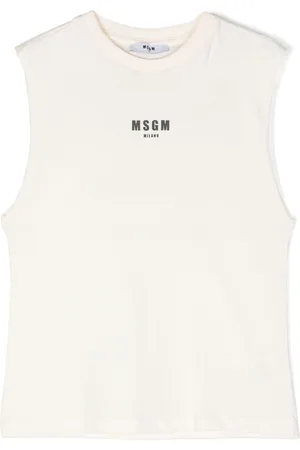 Msgm Canotta con logo