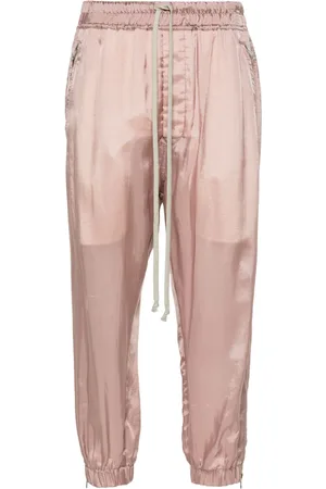 Rick Owens Pantaloni sportivi crop con coulisse
