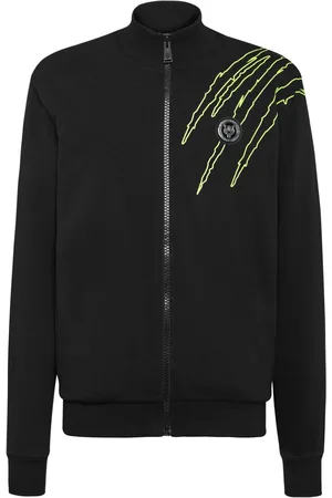 Philipp Plein Giacca sportiva con applicazione logo