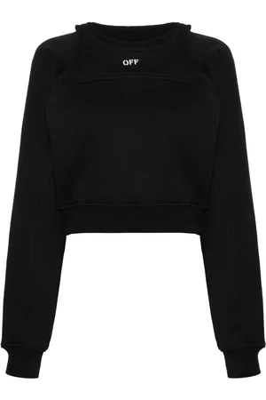 OFF-WHITE Felpa crop