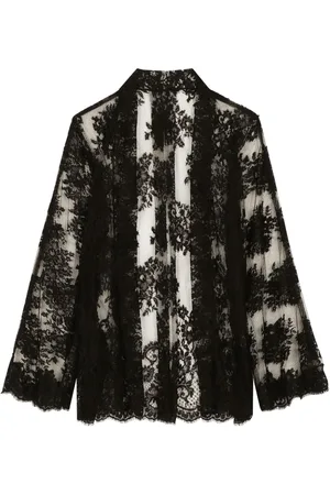 Dolce & Gabbana Giacca in pizzo semi trasparente