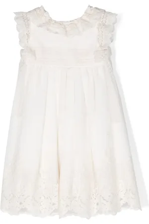 Lapin House Abito in tulle con ricamo