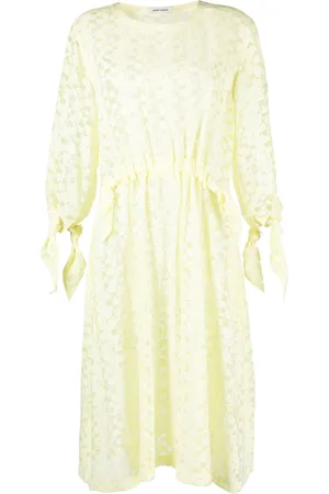HENRIK VIBSKOV Abito midi con effetto jacquard Bulk