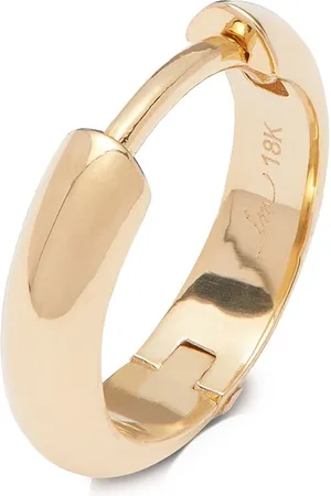 Lizzie Mandler Orecchino a cerchio Chubby in oro giallo 18kt