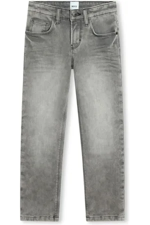 HUGO BOSS Jeans dritti goffrati