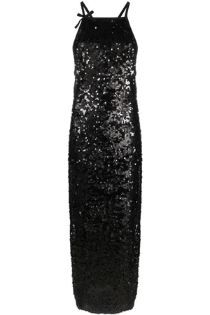 Msgm Abito midi con paillettes