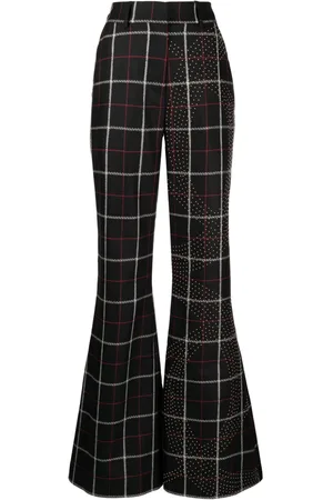 Elie saab Pantaloni svasati con borchie