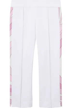 Puccini Pantaloni crop con stampa