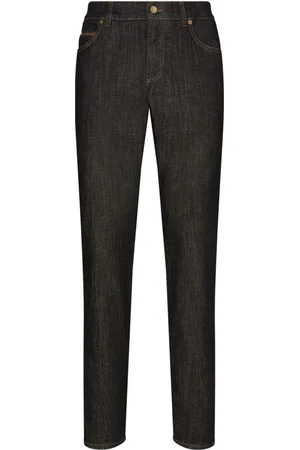 Dolce & Gabbana Jeans dritti con applicazione