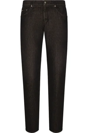Dolce & Gabbana Jeans affusolati con applicazione