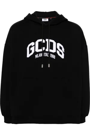 GCDS Felpa con cappuccio e logo ricamato