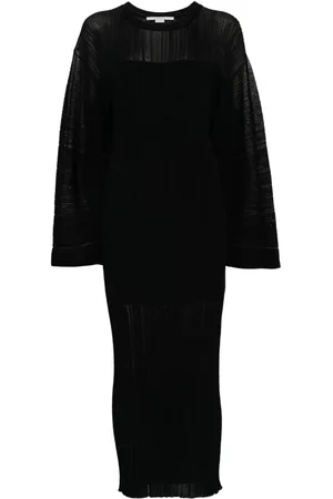 Stella McCartney Abito midi a coste