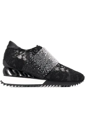 LE SILLA Sneakers con strass