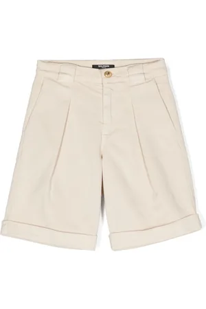 Balmain Shorts sartoriali con pieghe