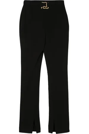 Roberto Cavalli Pantaloni sartoriali con placca logo