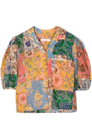 ZIMMERMANN Camicia Junie con design patchwork