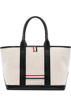 Thom Browne Borsa tote con banda RWB