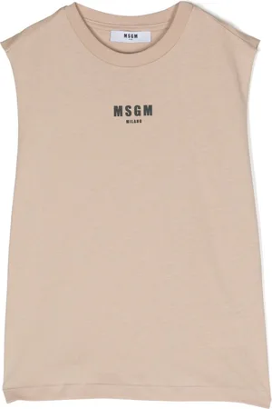 Msgm Canotta con logo