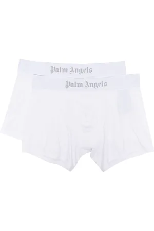 Palm Angels Set di 2 boxer con banda logo