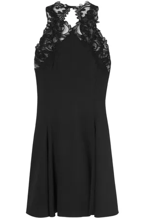 VERSACE Abito corto con pizzo Barocco