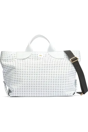 Nº21 Borsa tote traforata con inserti