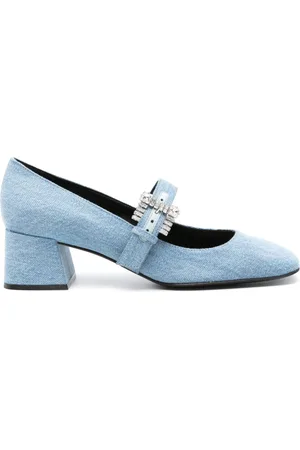 Sergio Rossi Mary Janes denim 50mm