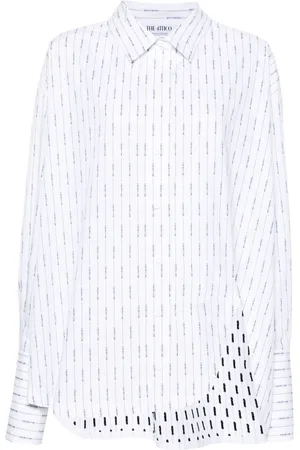 The Attico Camicia asimmetrica a righe