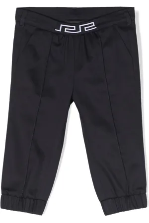VERSACE Pantaloni affusolati con dettaglio Greca