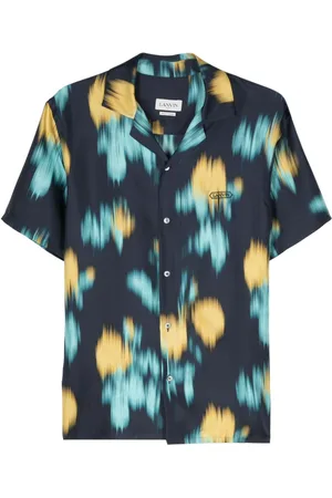 Lanvin Camicia con motivo astratto