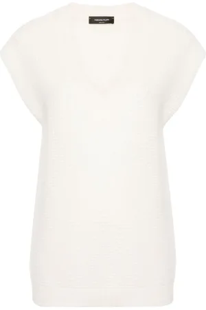 Fabiana Filippi Gilet con scollo a V