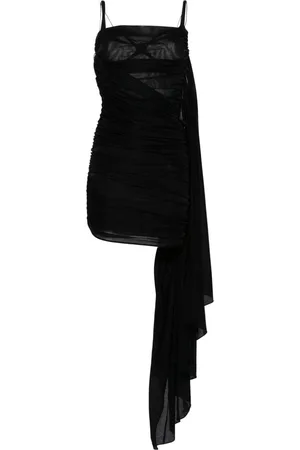 MUGLER Abito corto con scollatura posteriore