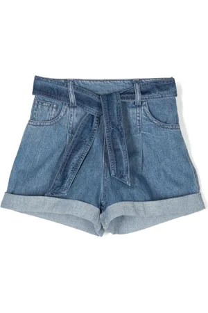 PHILOSOPHY DI LORENZO SERAFINI Shorts denim con cintura