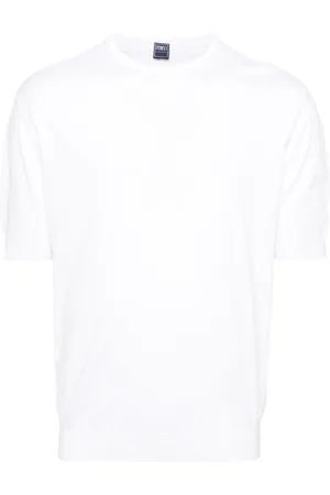 FEDELI T-shirt in maglia fine